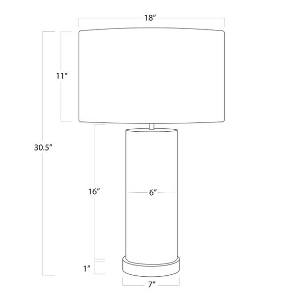 Andres Column Table Lamp